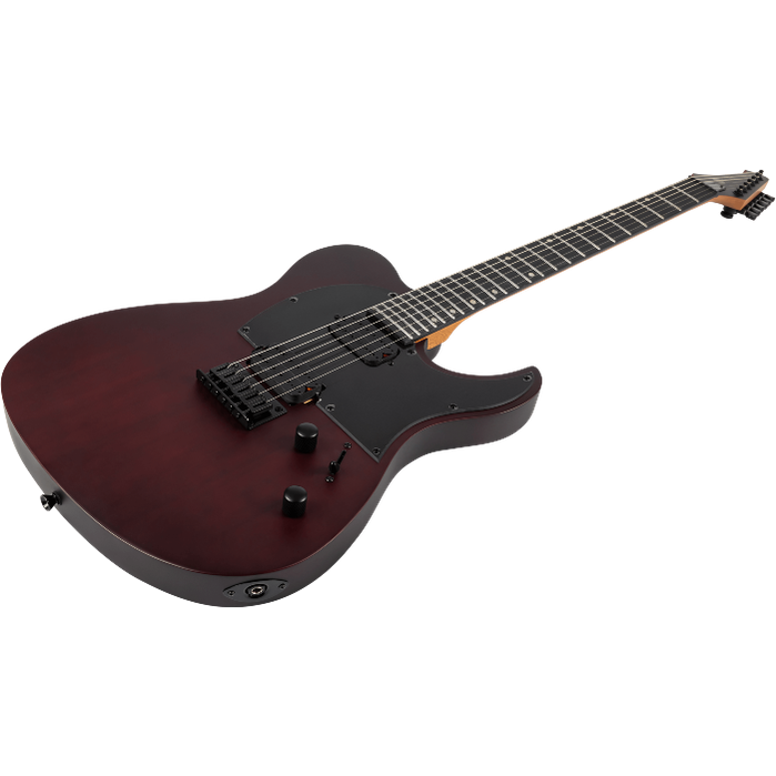 Spira Guitars T-400 MWR Satin Wine red elektrische gitaar