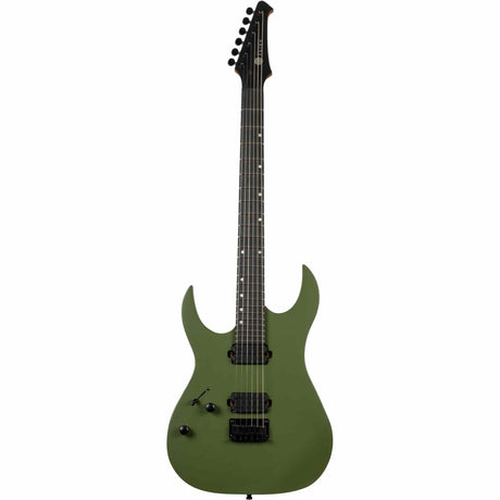 Spira S-400 MGR LH Linkshandige Elektrische Gitaar HH Villain Humbuckers Roasted Poplar Dark Green