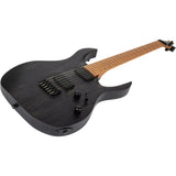 Spira S-600 AGY Elektrische Gitaar Swamp Ash Dark Grey met Stainless Steel Frets