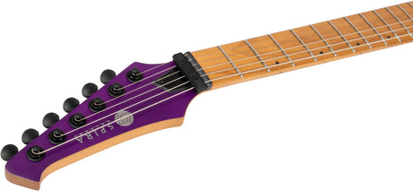 Spira S-600 APP Elektrische Gitaar Swamp Ash Purple met Stainless Steel Frets