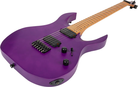 Spira S-600 APP Elektrische Gitaar Swamp Ash Purple met Stainless Steel Frets