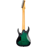 Spira S-607 AGR 7-snarige Elektrische Gitaar Swamp Ash Green met Stainless Steel Frets