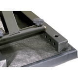 QUIKLOK BX718 Keyboard Bank – Verstelbaar 470-605 mm, 135 kg Draagvermogen, Deluxe Kunstleer