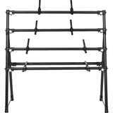 QUIKLOK MKS4 Keyboardstandaard – 4 keyboards, Staal/Aluminium, max. 131 cm Breed