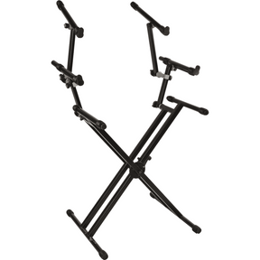 QUIKLOK QL723 Pro Keyboardstandaard – Dubbele X, 3 Niveaus, Verstelbaar, max. 90 kg