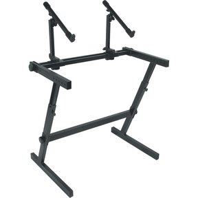 QUIKLOK Z726 Z-Keyboardstandaard – Voor 2 Keyboards, Verstelbaar, max. 113 kg