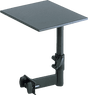 QUIKLOK Z731 Uitbreidingsplank – Voor Z-serie Standaards, Verstelbaar, max. 18 kg