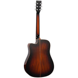 Tanglewood Winterleaf Exotic 5 CE Koa Dreadnought Cutaway Elektro-Akoestische Gitaar Solid Mahogany Koa Autumn Burst Gloss