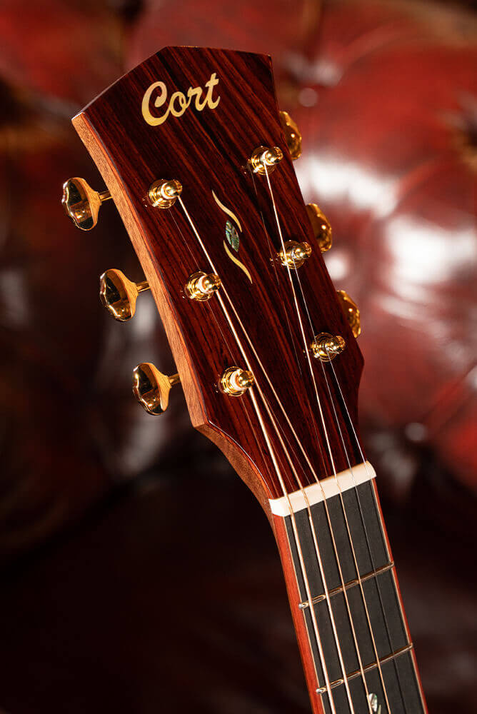 Cort Gold-A10 Cocobolo – Massief AAA Cocobolo, Torrefied Adirondack & Fishman Flex Blend