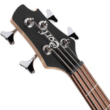 Cort Action Bass Plus BK basgitaar 4-snarig met actieve 2-band EQ en PJ pickups