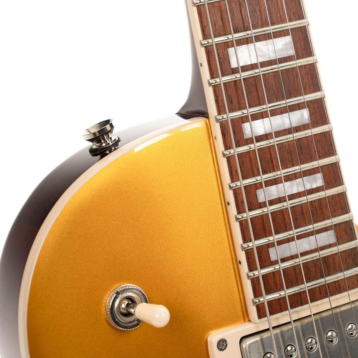 Cort CR200 GT2 Elektrische Gitaar Single Cut Mahonie Gold Top met ClassicRocker Humbuckers