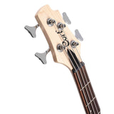 Cort Action PJ OPW basgitaar 4-snarig met PJ pickups, populier body en esdoorn hals