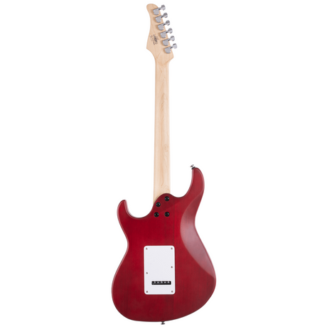 Cort G110 OPBC Elektrische Gitaar HSS Populier Open Pore Black Cherry met Tremolo