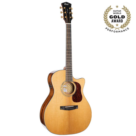 Cort Gold-A6 – Massief Sitka, Mahonie & Fishman Flex Blend