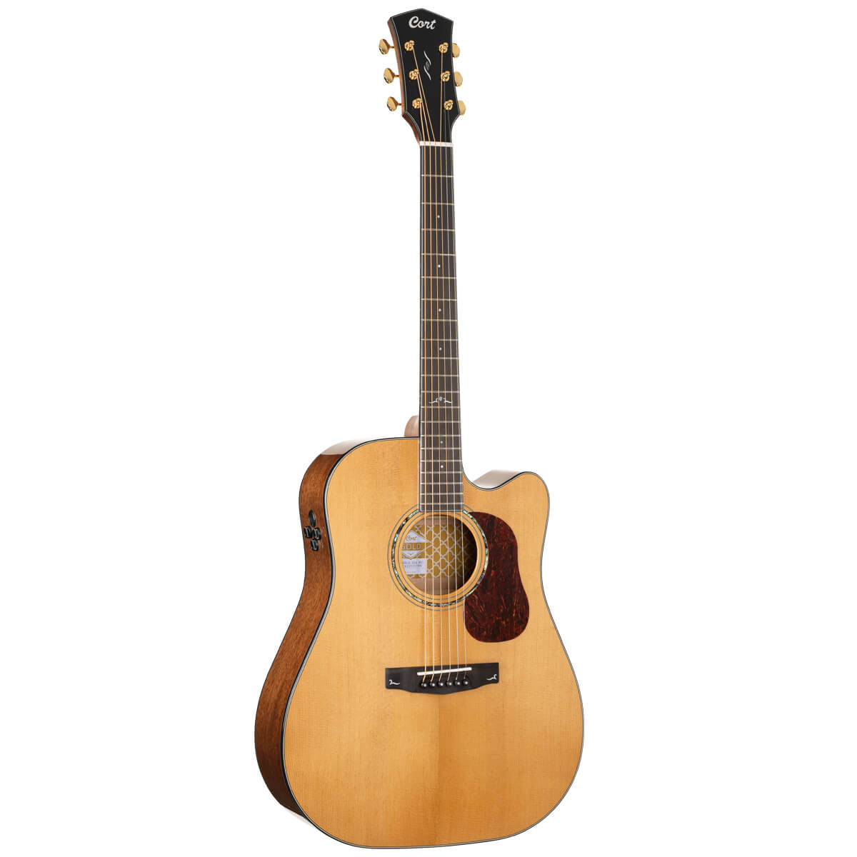 Cort Gold-DC6 – Massief Mahonie, Torrefied Sitka & Fishman Flex Blend