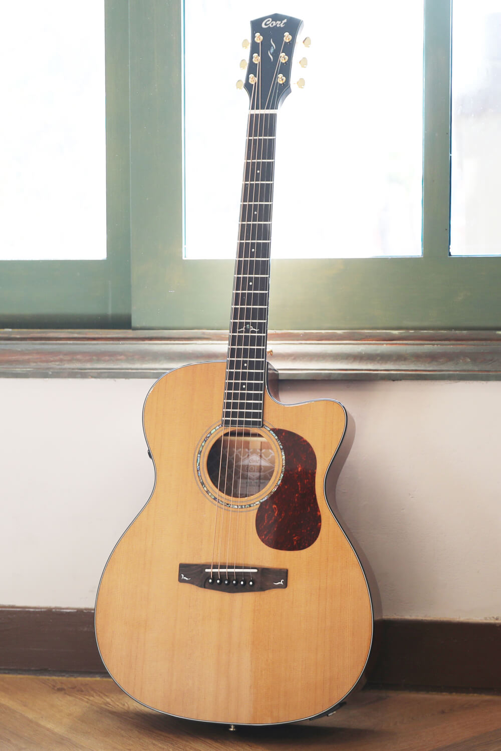 Cort Gold-OC6 – Massief Mahonie, Torrefied Sitka & Fishman Flex Blend