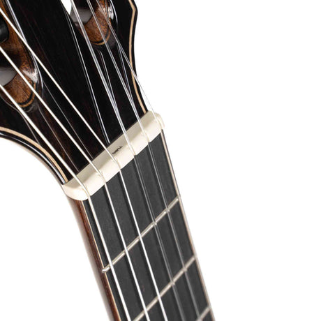 Cort Sunset Nylectric DLX TSB Nylon Elektrische Gitaar Solid Sitka Spruce met Flamed Maple Tobacco Sunburst