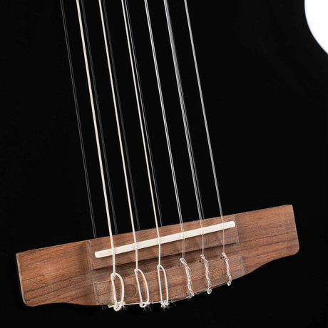 Cort Sunset Nylectric II BK Nylon Elektrische Gitaar Solid Sitka Spruce met Fishman S-Core Pickup Zwart