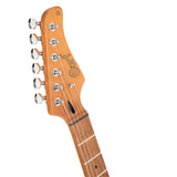 Cort G200SE ACR Elektrische Gitaar HSS Populier Roasted Maple Neck Antique Cream met Tremolo