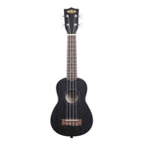 Kala KA-15-BLK Mahogany sopraan ukulele – Mahonie, met gigbag, satijn zwart