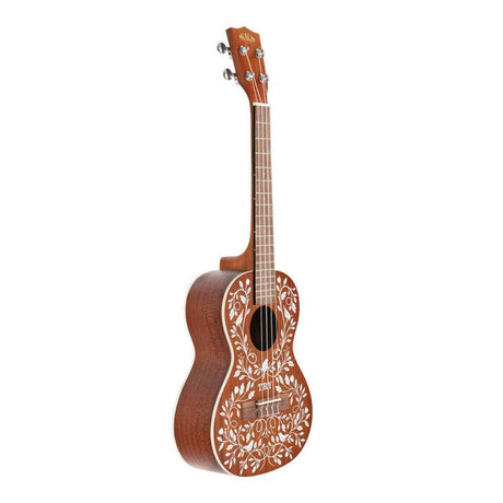 Kala Mandy Harvey Learn To Play Signature Series tenor ukulele – Mahonie, lessen, tuner en gigbag