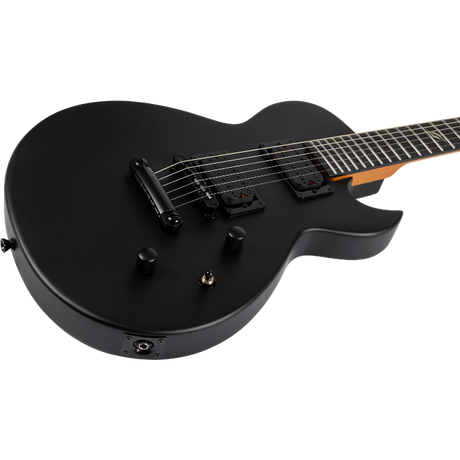 Spira Guitars L-400 MBK Satin Black elektrische gitaar