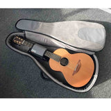 MONO Classic Acoustic Parlor Guitar Case Black gigbag voor parlor en mini akoestische gitaren met Sharkskin bescherming
