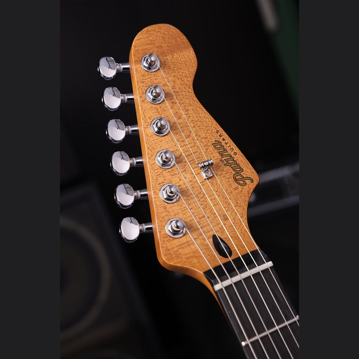 Patina PS-3 LPB S-style Elektrische Gitaar SSS Alnico V Nitro Paulownia Body Roasted Maple Hals Lake Placid Blue