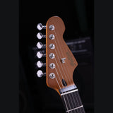 Patina PS-7 OW R S-style Elektrische Gitaar HSS Alnico V Nitro Relic Paulownia Body Roasted Maple Hals Olympic White