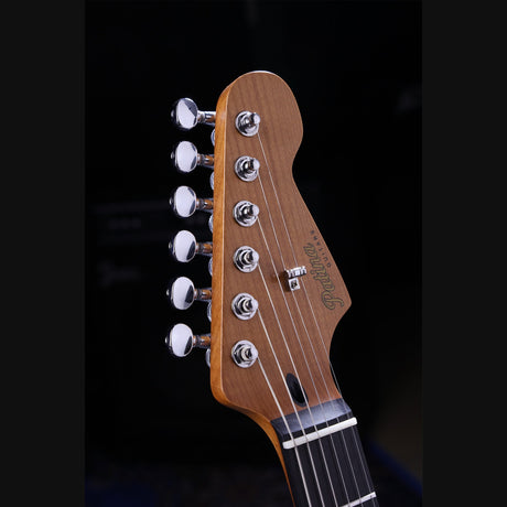 Patina PS-7 PP R S-style Elektrische Gitaar HSS Alnico V Nitro Relic Paulownia Body Roasted Maple Hals Paars