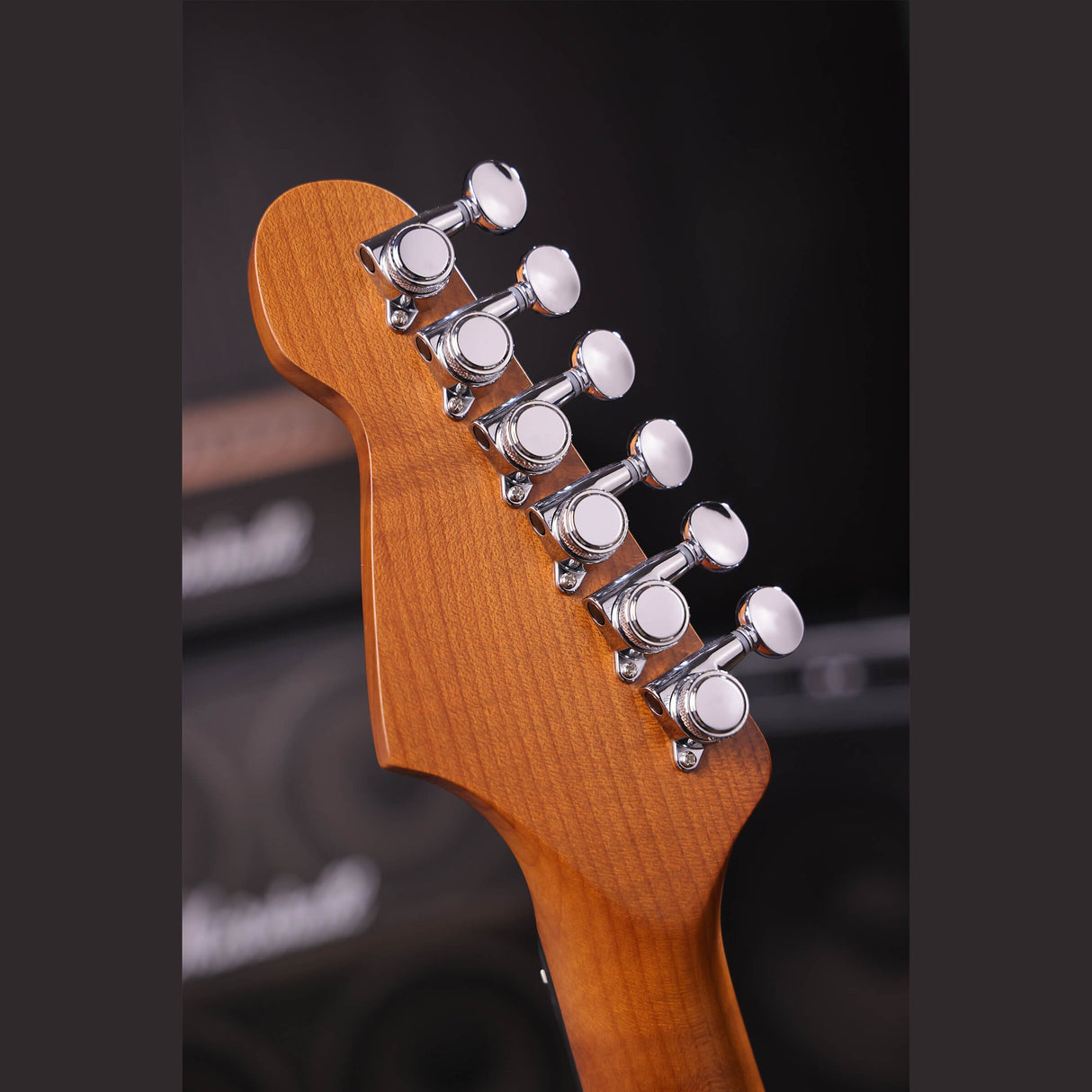 Patina PT-6 SGR R T-style Elektrische Gitaar SS Alnico V Nitro Relic Paulownia Body Roasted Maple Hals Sherwood Green