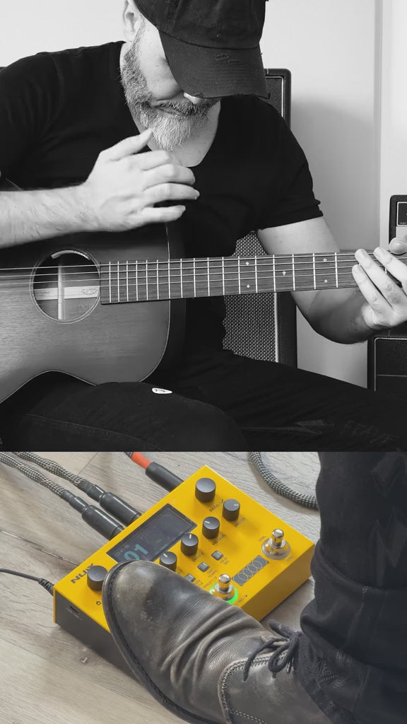 NUX NML-3DLS Dual Loop Stereo Looper Fußschalter 