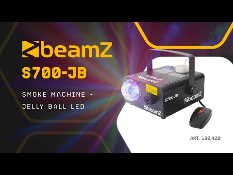 beamZ S700-JB Nebelmaschine 700W mit Jelly Ball RGB-LED und Dual-Fernbedienung 