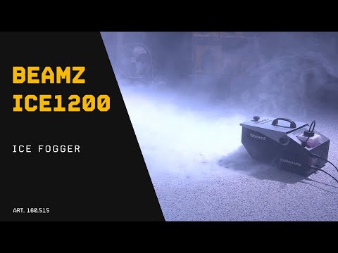 beamZ ICE1200 MKII Eisnebelmaschine 1200W mit niedrig hängendem Rauch und 1,3L Tank