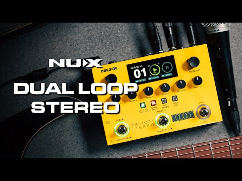 NUX NML-3DLS Dual Loop Stereo Looper Fußschalter 
