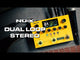 NUX NML-3DLS Dual Loop Stereo Looper Fußschalter 
