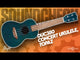 Flight DUC380 Jade Konzert-Ukulele mit Mahagonikorpus, Knochensattel und Aquila Nylgut-Saiten