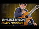 Cort Luxe Nylon Frank Gambale Signature – Massives Blackwood, Nylonsaiten &amp; Fishman Flex Blend