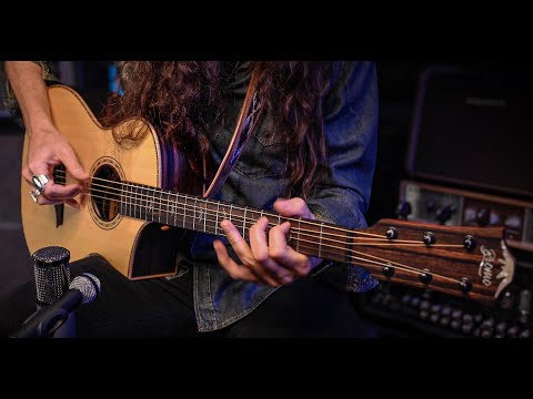 Bromo BAR5CE Rocky Mountain Series halbakustische Konzert-Westerngitarre