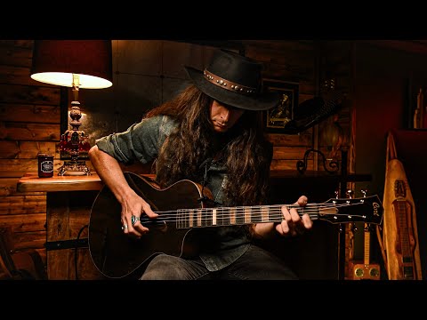 Cort Modern Black Masterpiece – Massive europäische Fichte, Mahagoni &amp; zwei Schallöffnungen