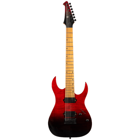 Spira Guitars S-457 TRD Transparent Red elektrische gitaar