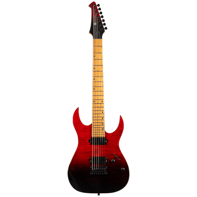 Spira Guitars S-457 TRD Transparent Red elektrische gitaar