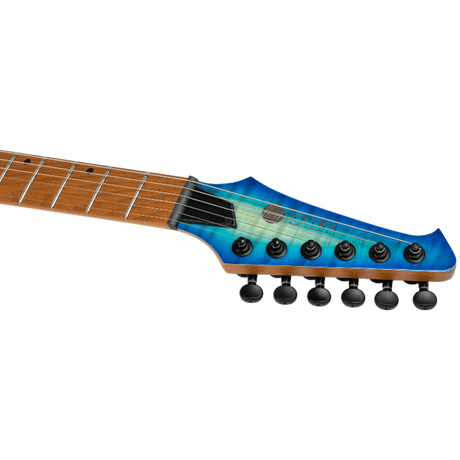 Spira Guitars S-500 QAB Trans Aqua Blue elektrische gitaar ST model