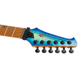 Spira Guitars S-500 QAB Trans Aqua Blue elektrische gitaar ST model