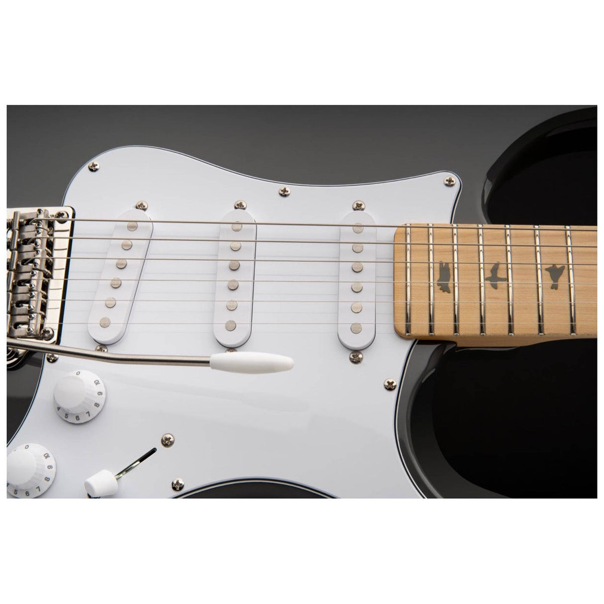 PRS SE Silver Sky John Mayer Maple Overland Gray Elektrische Gitaar met Maple Toets, 635JM “S” Pickups en Gig Bag