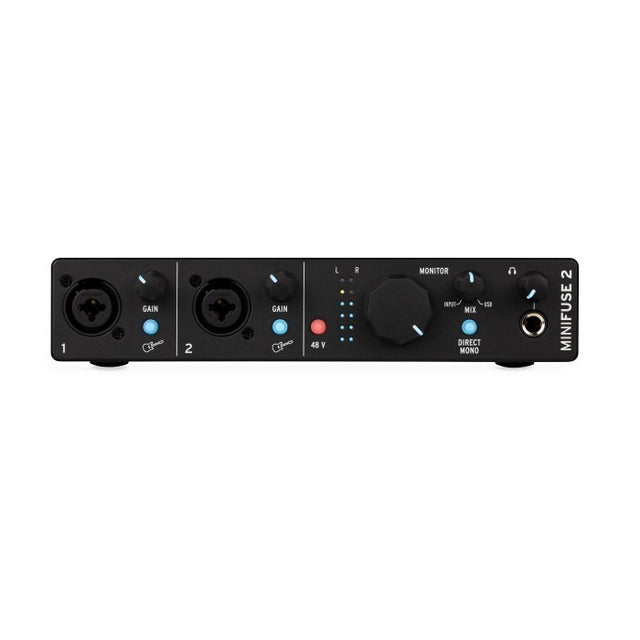 Arturia MiniFuse 2 Black 2-in/2-uit USB-C Audio Interface