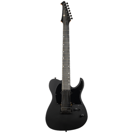 Spira Guitars T-407 MBK Satin Black elektrische gitaar