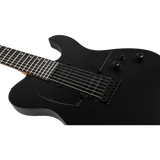 Spira Guitars T-407 MBK Satin Black elektrische gitaar