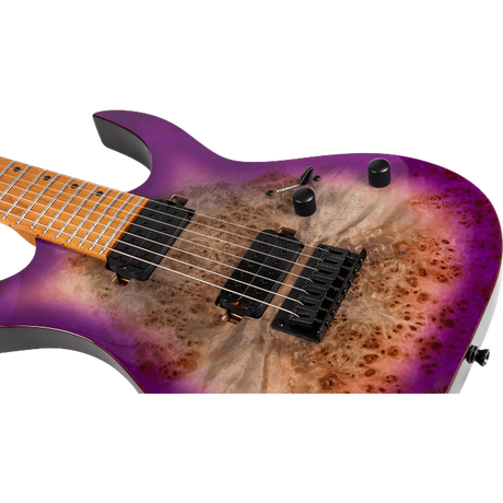 Spira Guitars S-457 TPP Transparent purple elektrische gitaar