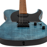 Spira Guitars T-450 TDB Transparent Blue elektrische gitaar